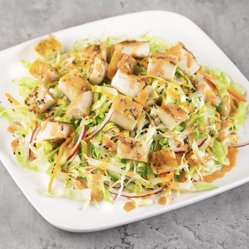 Grilled Chicken Breast Green Mix Salad
